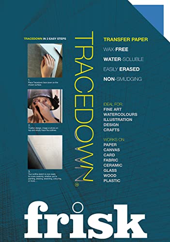 Frisk Tracedown A4, Pack of 5, Blue