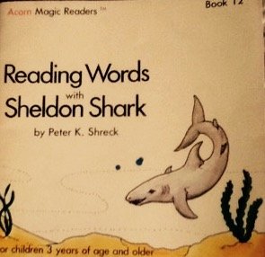 Paperback Reading Words With Sheldon Shark Book