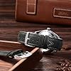 ANNEFIT Retro Watch Strap 20mm, Crazy Horse Leather Watch Band with Quick Release (Dark Grey) #1
