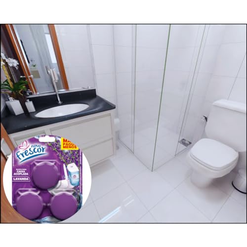 kit 6 Blocos Sanitário Triplo para Caixa Acoplada 45g (Roxo - Lavanda)