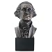 Summit President George Washington Bust Statue Sculpture, Bronze Finish
