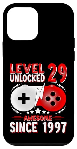 Level 29 Unlocked Birthday 29 Years Old Gifts 29th Birthday �X�}�z�P�[�X iPhone 12 mini �p