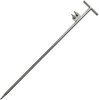 CYANTEKOMS 5/8" x 32" Hot Dip Galvanized Grounding Rod ASTM A153 UL Listed Ring Terminals for Electric Fences Antennas