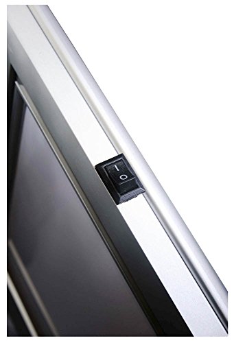 Tableau d'affichage LED A4 Argent au design haut de gamme en aluminium - 4