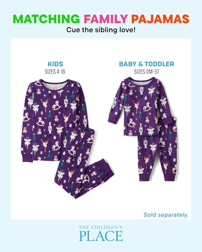 Image of The Children's Place unisex-baby and Toddler Holiday Snug Fit Cotton One Piece Pajamas