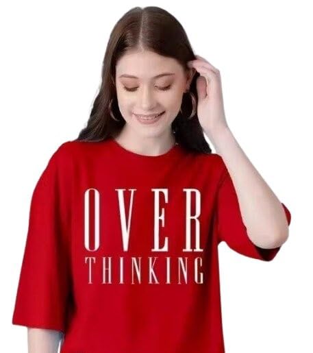 Image of Women Trendy Graphic Artwork Round Neck Loose Fit Casual T Shirt for Weekend Daily Use