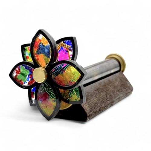 AL QAYIM Adult Kaleidoscope - Unique Gift for Him/Her, Perfect for Christmas & Special Occasions (Small Leaf)