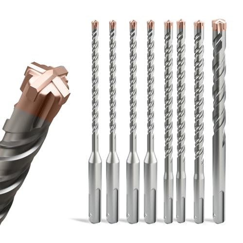 ZENIX Jeu de forets SDS Plus, jeu de 8 pièces