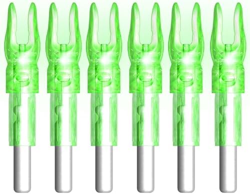 6PCS G X H S GT Led Lighted Nocks for Arrows with .165 .204 .233 .244 .246 Inside Diameter,Screwdriver Included 6PCS G X H S GT Led Lighted Nocks for Arrows with .165 .204 .233 .244 .246 Inside Diameter,Screwdriver Included