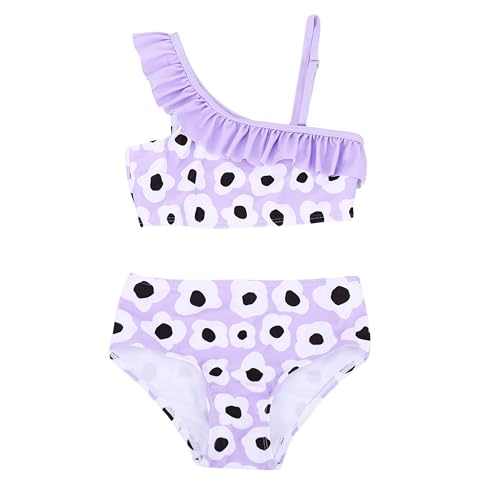 Image of LIZENS Two-Pieces Girls Swimsuit Watermelon Printed Bikini Sets Ruffle Girls Bathing Suit