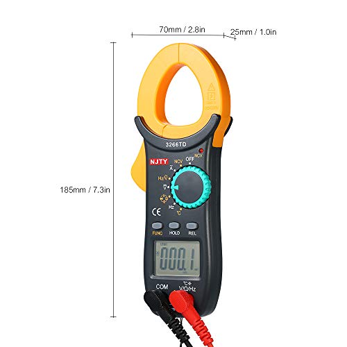 Pince multimètre numérique 4000 points avec test NCV et écran LCD - 5