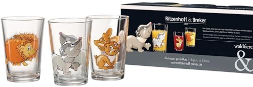 Ritzenhoff & Breker Kindergläser-Set Waldtiere | 6-teilig | 205 ml – Ansicht 4