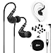 MEE audio Sport-Fi M6 Noise Isolating In-Ear Headphones with Memory Wire (Black)