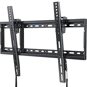 Tilt TV Wall Mount Bracket Low Profile for Most 37-75 Inch LED LCD OLED Plasma Flat Curved Screen TVs, Large Tilting…