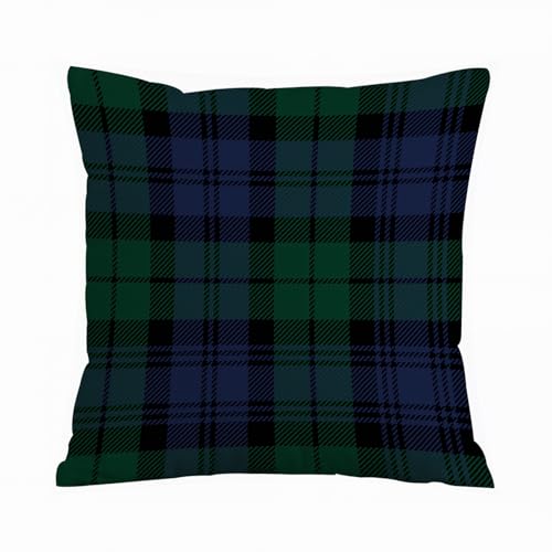 ERRTU Housse de Coussin 50x50 cm,Plaid Tartan de la Famille Park. Motif Textile écossais. (1),Housse Coussin Exterieur,Motif Décoratif Taie...