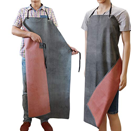 Rubber Apron Waterproof Aprons Chemical Oil Resistant Work Aprons for