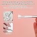 150pcs Soft Nail Sponges for Ombre, with 1 Grabbing Pen & 1 Mixing Spoon Manicure Nail Art Tools and Accessories Supplies for Home DIY & Salon Use