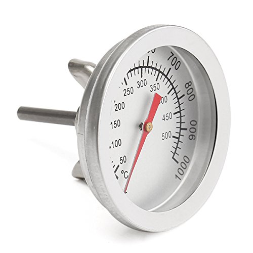 55Mm Termometro in Acciaio Inox Rivelatore di Temperatura Acqua Doppia Scala