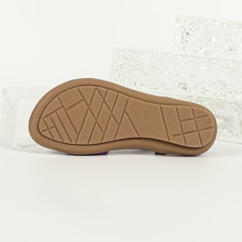 Image of Toddler Girls Sandals Elastic Strap Comfort Soft Princess Flats Summer Cute Bowknot Summer Shoes