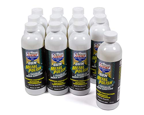Lucas Oil 10880-12 Gun Metal Polish Case (12 x 16oz.), 1 Pack