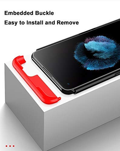 Image of Designerz Hub Redmi 10 Prime Cover Case Ull Body 3 in 1 Slim Fit Complete 3D 360 Degree Protection Hybrid Hard Bumper Back Case Cover for Redmi 10 Prime -Black & Blue