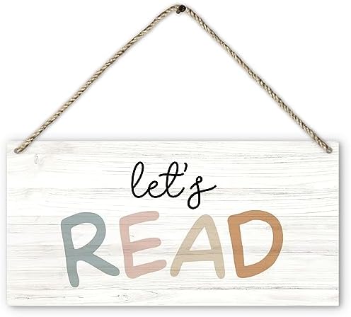 Amazon.com: PHAMTE Boho Classroom Nursery Decor, Let's Read Boho ...