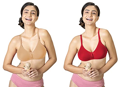 Image of Lyra 516 Flora Mesh Ladder Moulded Premium Cotton Bra