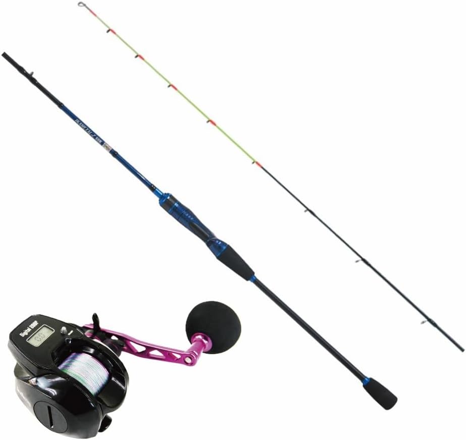 おり釣具 イカメタル ロッド&リール セット イカメタルZ 60M ＆ シーマスタッグデジタル 200P スパイラルガイドモデル (