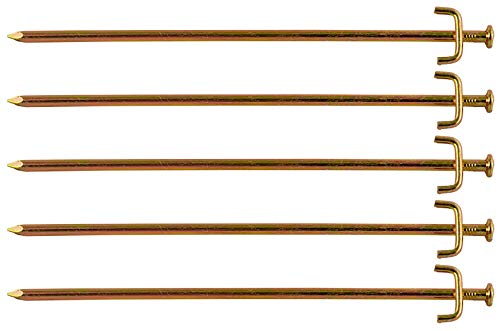 Beaver Brand Chiodi per tenda in acciaio zincato (set da 5 pezzi)