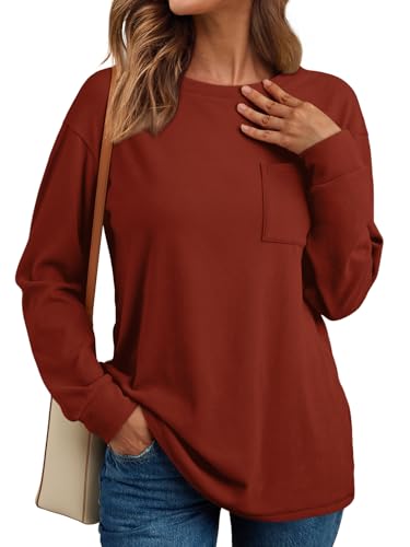Image of AUTOMET Womens Long Sleeve T Shirts Crewneck Sweatshirts
