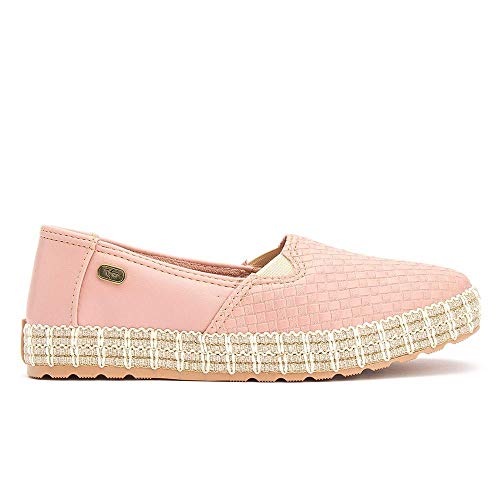 Sapatênis Feminino Slip On Ousy Shoes Sapatilha Trisse Rosa