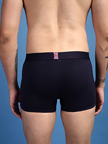 Image of ONN UK Classic Men's Ultra Soft Modal Fabric Mini Trunk with Feather Touch Ultra Soft Waistband (Pack of 3)