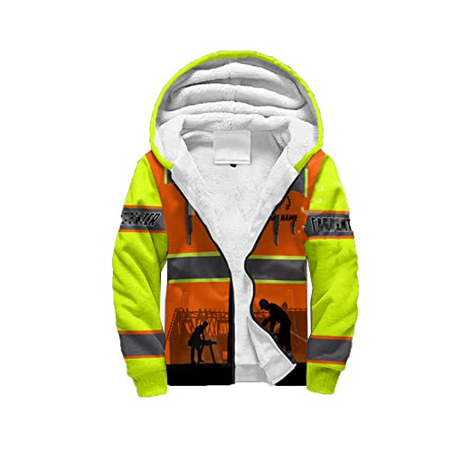 Sweat à capuche polaire zippé grand confort thermique homme taille XXXL