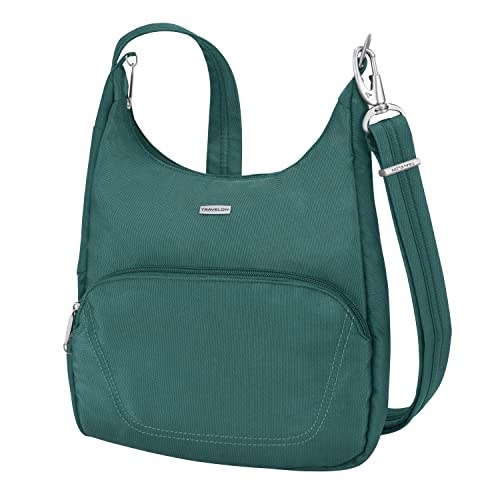 Travelon Bolso Bandolera clásico antirrobo, Cruzado Unisex Adulto, Pícea, Talla única Cover
