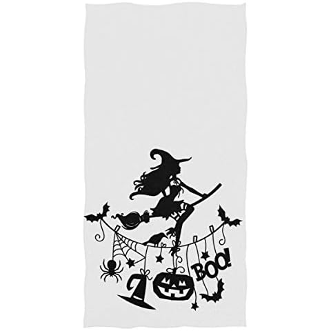 Halloween Witch Hand Towels for Bathroom Cover