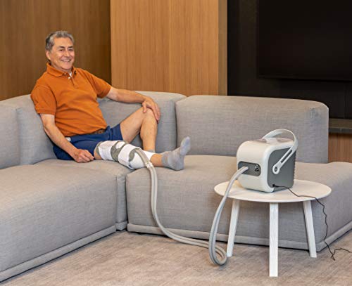 Ossur Cold Rush Therapy Machine System With Knee Pad- Ergonomic, Adjustable Wrap Pad Included- Quiet, Lightweight And Strong Cryotherapy Freeze Kit Pump #TOP5