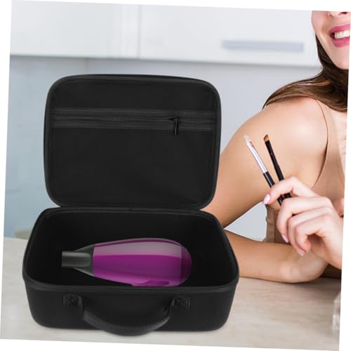 Étui en EVA pour sèche-cheveux Healeved : boîte de rangement portable noire pour voyage