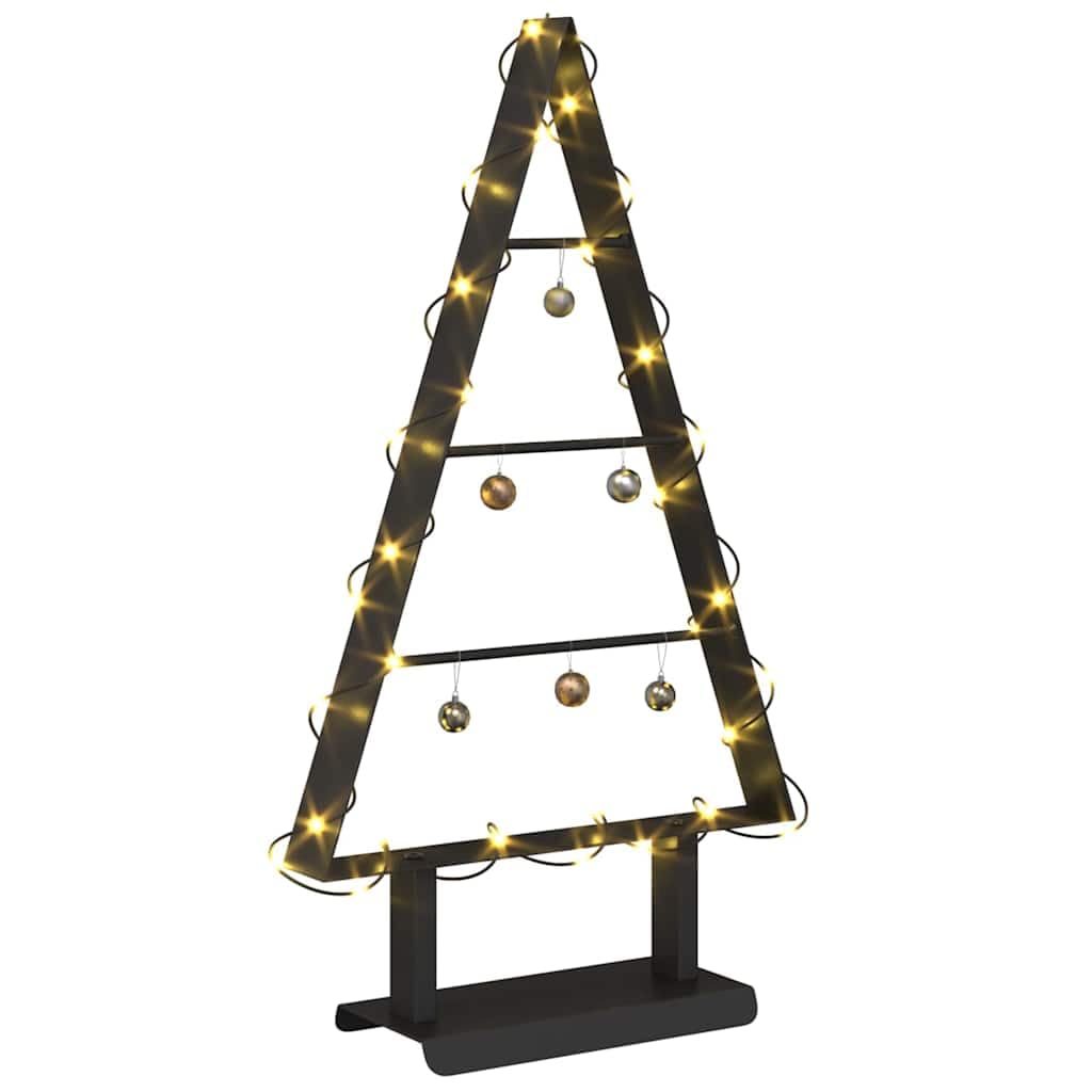 Albero di Natale in Acciaio Nero 60 cm