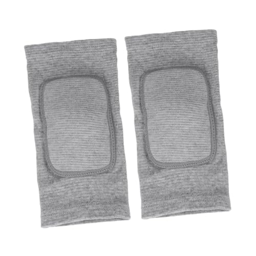 FRCOLOR Thick Sponge Knee Pads for Sports Running Dancing Football Basketball Cycling Men's Safety Kneepad Grey s