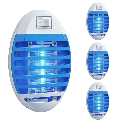 Evite picaduras con la luz para matar insectos y rejilla de protección 2