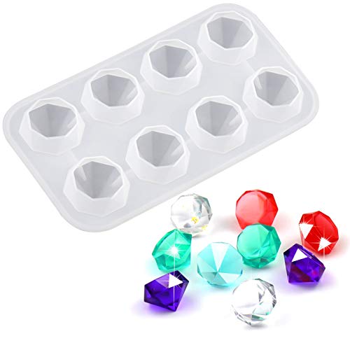 Silicone Gem Mold. Wilton Silicone Gem Shapes Candy Mold, 12Cavity.