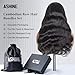 ASHINE Human Hair Bundles Body Wave, Unprocessed Cambodian Raw Hair Bundles for Women Natural Black 16 18 20 Inch, Keep Soft and Silky After Multiple Washes