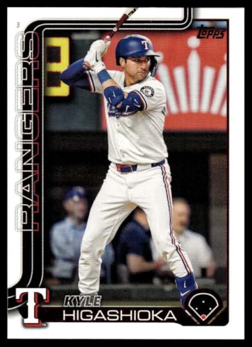 2025 TOPPS UPDATE #US207 KYLE HIGASHIOKA TEXAS RANGERS BASEBALL OFFICIAL TRADING CARD OF MLB