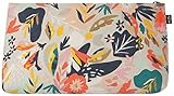 Danica Studio Women Large Zipper Cosmetic Bag, Superbloom, (11.75 x 7 inches)