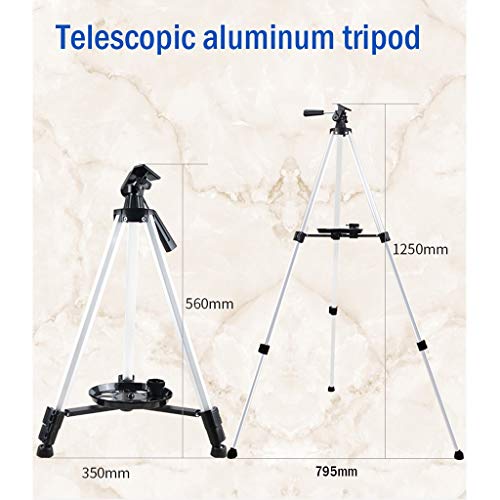 Telescopio refractor 70mm YXCKG con trípode ajustable miniatura 6