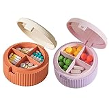 ピルケース、旅行ピルオーガナイザー - 医学ホルダーディスペンサーボックス - サプリメント、魚油貯蔵用の多機能ポータブルトラ オーガナイザー