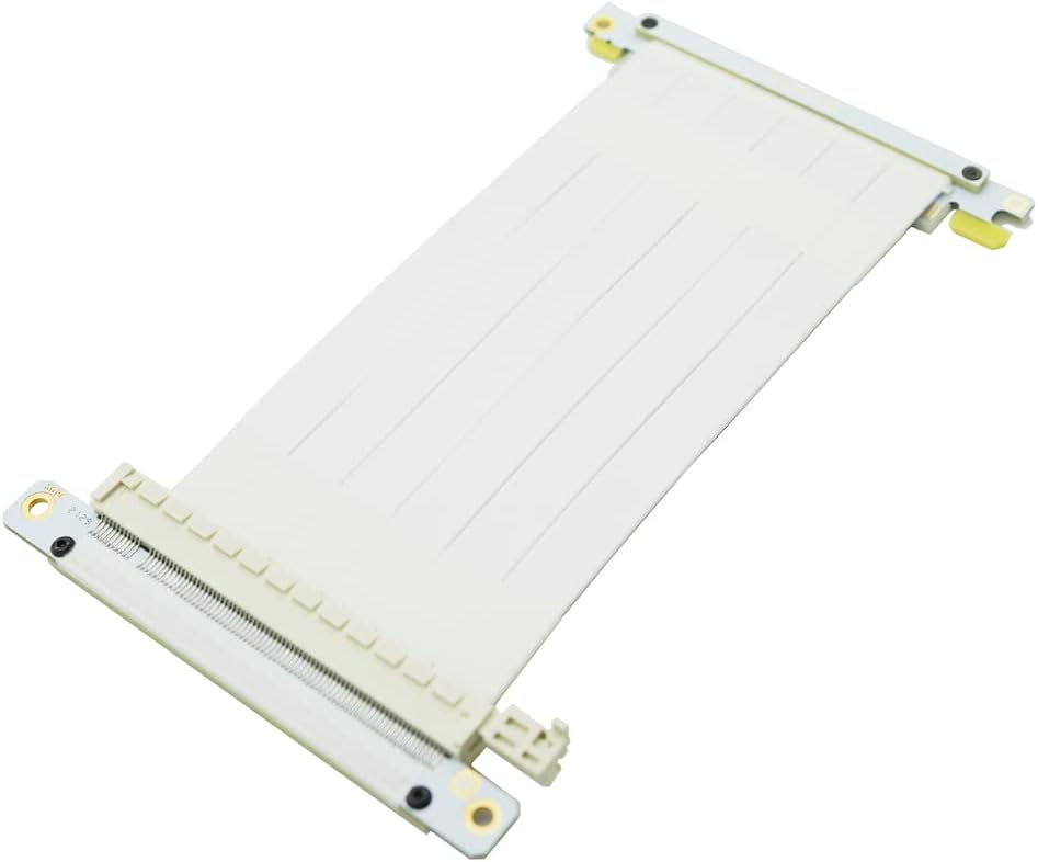 Amazon.com: SGPC White PCIe 3.0 x16 Riser Cable, Dual Reverse ...