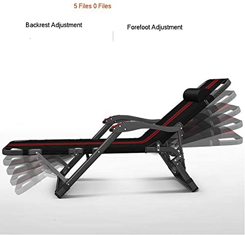 Chaises longues inclinables légères et pliantes pour extérieur et plage