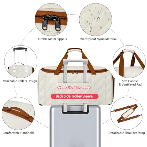 Rolling Garment Duffel Bag 4-in-1 Set