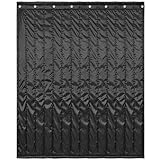 Sound Absorbing Curtain, TORIBIO 96'H x 80'W Sound Absorption Blanket, Reduce Noise and Blackout, Sound Absorption Sheet, Recording Studio Acoustical Treatments, 0.24' Thickness, Black